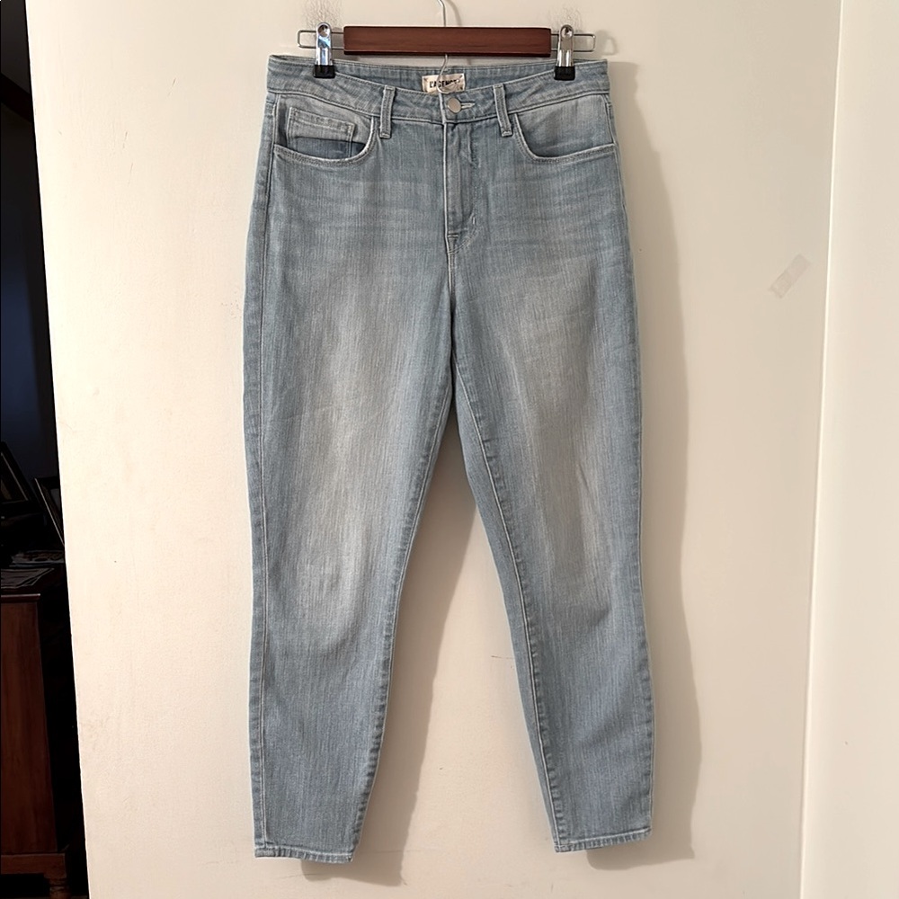 L’AGENCE Margot Skinny High Rise Light Blue Jeans Size 25